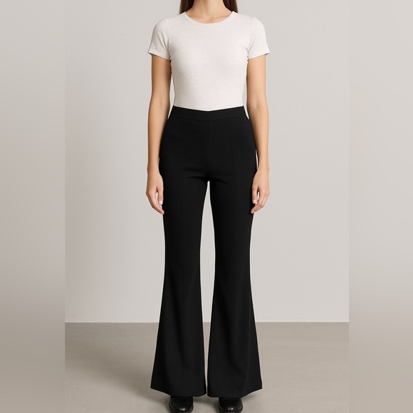 Ellie’s Boutique Pants - Black High-Waist Flare Pants – Size M & L (NWOT, in Original Packaging)